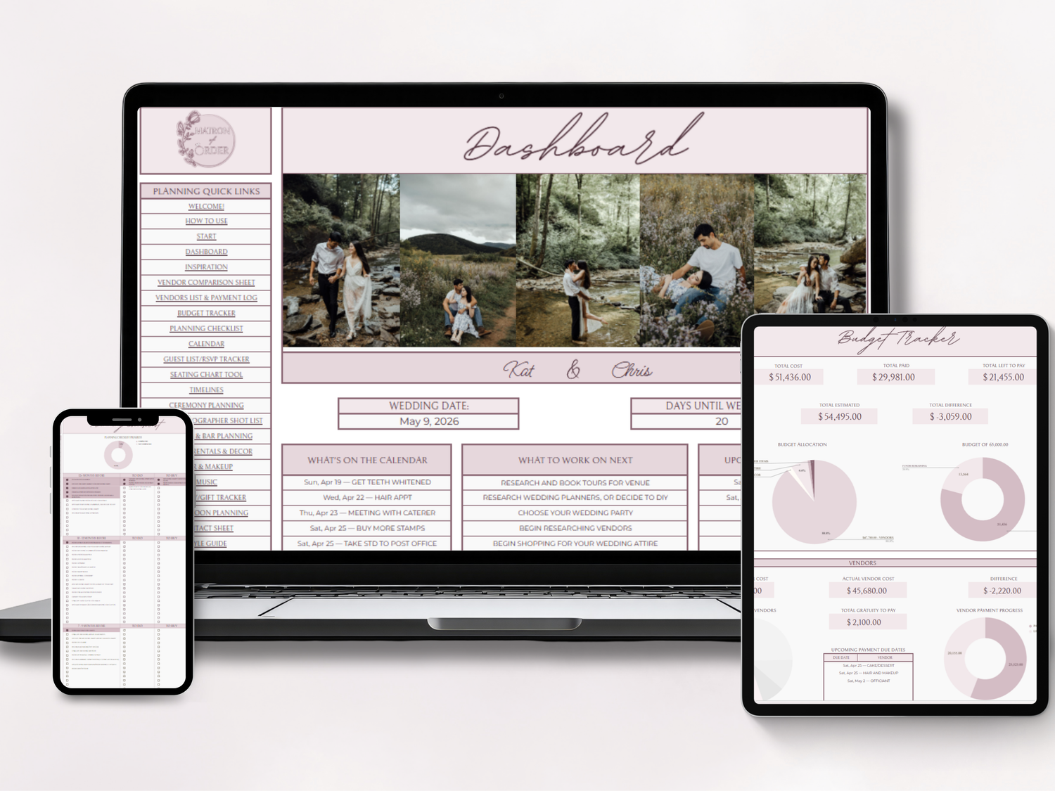 Planning Spreadsheets