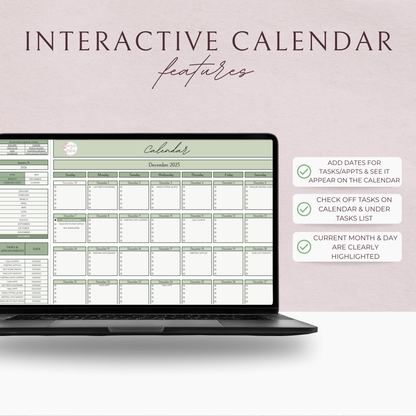 Essential Wedding Planning Spreadsheet - Sage Edition