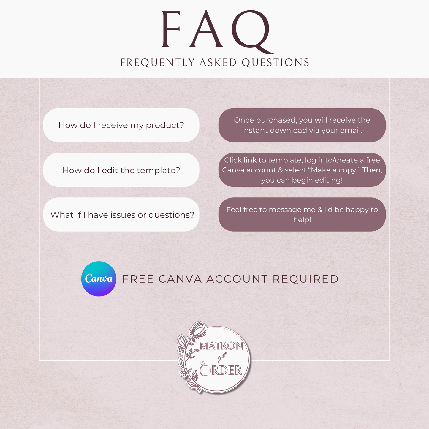 Minimalist Reception Signs Templates Bundle | Customizable + Ready-to-print