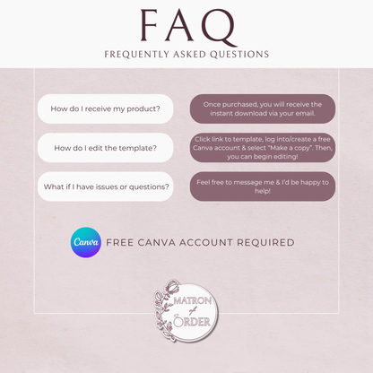 Minimalist Reception Signs Templates Bundle | Customizable + Ready-to-print