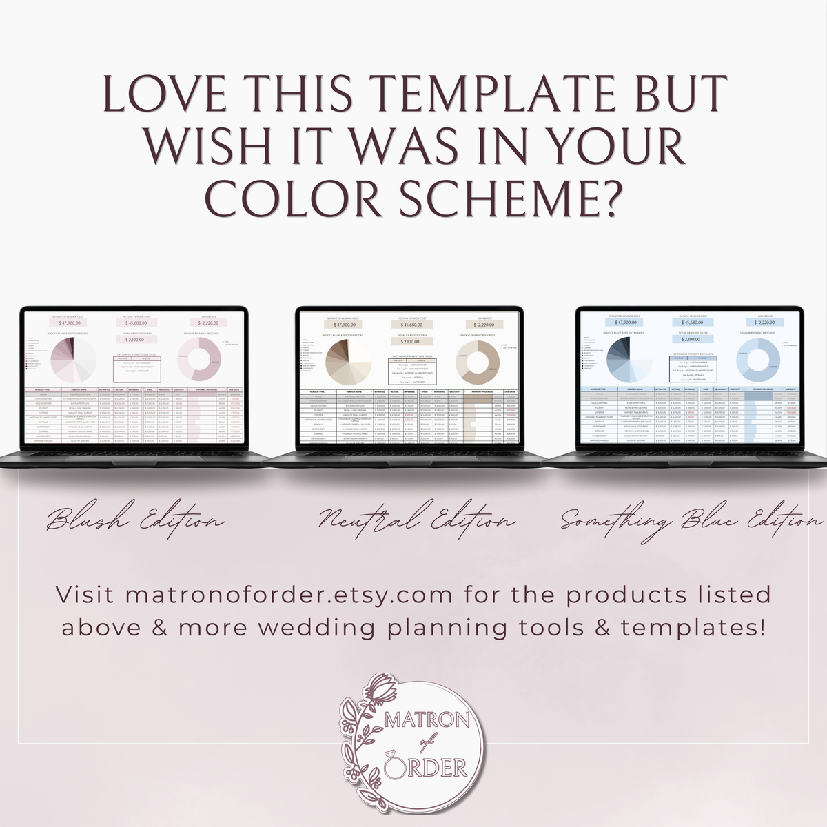 The Complete Wedding Planning Spreadsheet - Sage Edition