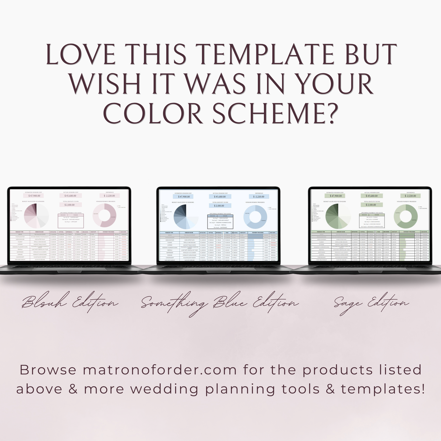 The Complete Wedding Planning Spreadsheet - Neutral Edition