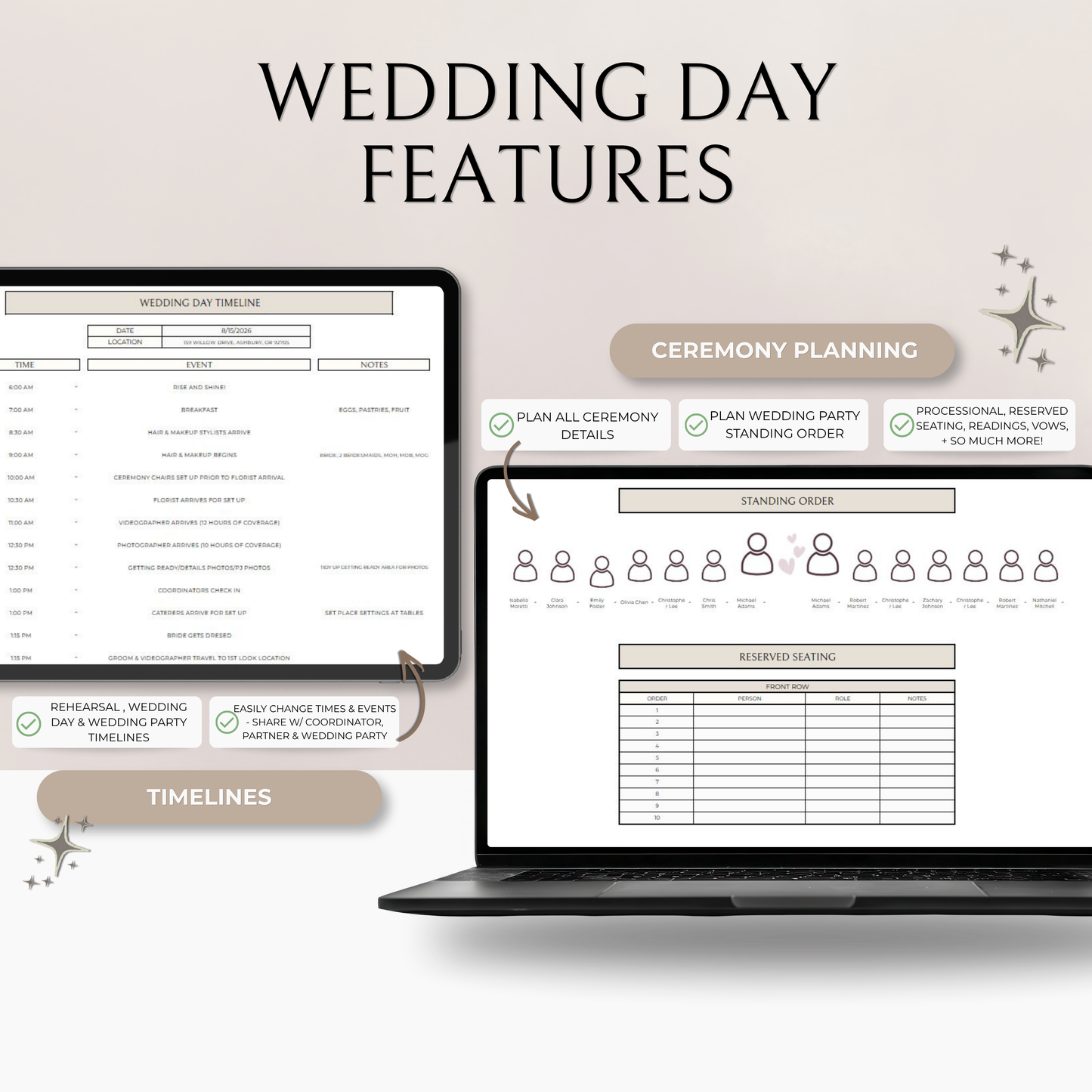 The Complete Wedding Planning Spreadsheet - Neutral Edition