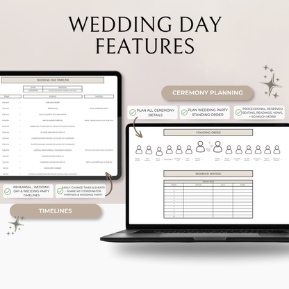 The Complete Wedding Planning Spreadsheet - Neutral Edition