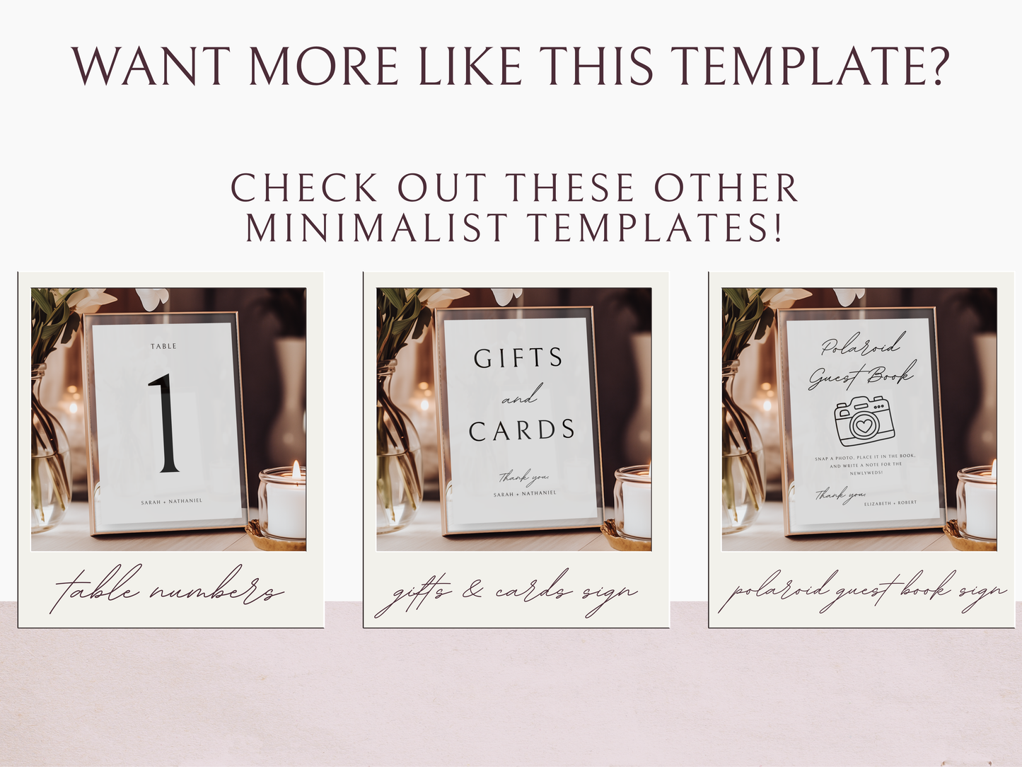 Minimalist Bar Menu Sign Template | Customizable