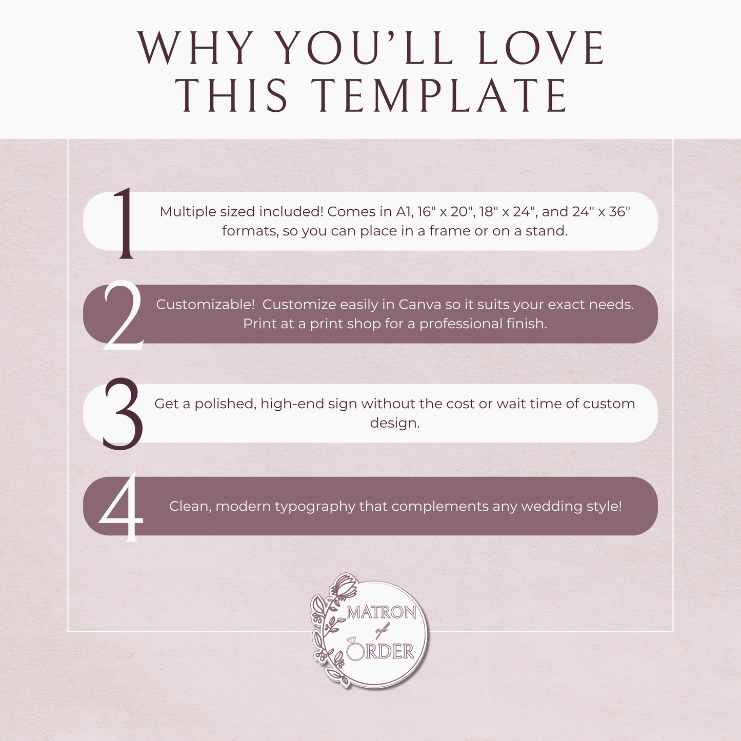 Minimalist Welcome Sign Template | Customizable